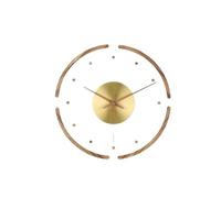 Kitchen Decor Wall Clocks Simple Wall Clock Creative Wall Clock Living Room Mute Fashion Brass Wood Acrylic Transparent Clock Time Clock