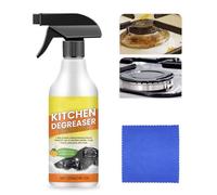 Kitchen Degreasing Foam Cleaner,2025 New Household Kitchenware Stain Cleaner, All Purpose Degreaser Cleaning Spray, Powerful Concentrated Bubble Lotion, for Countertops, Ovens, Pots and Pan (1)