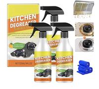 Kitchen Degreasing Foam Cleaner, Cleaner Spray,Multifunctional Foam Cleaning, Stubborn Stains Cleaner, Powerful Oil Enemy Foaming for Spotless Kitchen Surfaces (3Pcs)