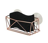 KITCHEN DETAILS Geode Suction Cup Sponge Holder, Rust Resistant, Iron, Copper