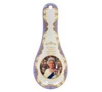 Kitchen, Dining Table Spoon Rest. Souvenir Commemorating Hm Queen Elizabeth Ii . H24 X W9 X D3 Cm