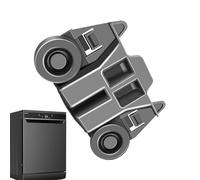 Kitchen Dishwasher Wheels, Dishwasher Replacement Wheel Racks | Out Kitchen Dishwasher Wheel Racks - Replaces Dish Rack Wheel Part for Silent Machine Running for Dish