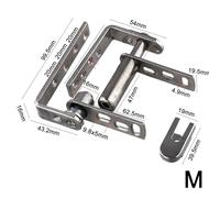 Kitchen Doors Saloon Gate Counter Entrance Silver S M L Sizes Stainless Steel Cafe Bar Door Hins Double Swii Selfreturn Commercial Hardware for Set(S)