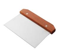 Kitchen Dough Cutter,5.9x3.2 Dough Cutter and Scraper, Stainless Steel Chopper with Wooden Handle, Reusable Kitchen Dough Cutter for Cake Noodle Pizza
