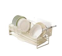 Kitchen Drain Dish Rack Holder Sink Countertop Bowl Chopstick Cutlery Storage Basket Dishes Organizer Hanger Draining Shelf(Basic)