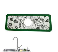 Kitchen Drain Mat, Faucet Drip Collector - Splash Protector Mat for Faucet Sink, Faucet Drip Tray Mat, Splash Guard