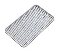 Kitchen Drainer,Dish Drain Board Mat,Dish Drainer with Drip Tray,2 Tiers Drip Mat Multifunctional Tableware Storage Tray for Fruit,Bathroom Accessories, Coffee,Tea Tray 39x22.5x2.5cm