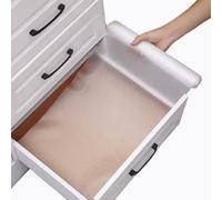 Kitchen Drawer Liners - 150x30cm Non-Slip Shelf Liner Roll, Cut-to-Size BPA-Free Cupboard and Pantry Liner, Wipeable Protective Mats for Fridge, Shelves, Drawers and Kitchen Organisation