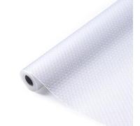 Kitchen Drawer Liners Cupboard Liners Non Slip PVC Mat Shelf Protector for Fridge Kitchen Cabinets that Protects Against Spills (30cm x 120cm)