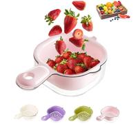Kitchen Dual-layer Draining Basket with Handle,dual Layer Draining Basket,2 In 1 Drainer Kitchen Dual Layer Draining Basket,fruit Strainer Veggie Colander Draining Basket,fruit Strainer Dual-layer
