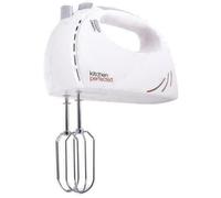 KitchenPerfected 200w Hand Whisk - 5 Speed Selection - Turbo Function - 2 Beater Attachments - 2 Hook Attachments - Eject Button -White - E5433WH