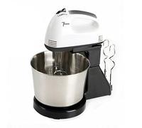 Kitchen Electric Stand Mixers, 2.5L Stainless Steel Mixing Bowl, 7-Speed Kitchen Mixers,Food Mixer with Dough Hook,Wire Whip & Beater,Black