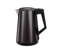 -Kitchen Fast Boiling Heater, Double Wall Cool Touch Tea Kettle Auto Shutoff and Boildry Protection with Auto Lid Open 72 Hours Keep Warm, 1.7L/Black