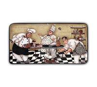 Kitchen Fat Chef Man Mats and Rugs Non Slip Anti Fatigue Washable Kitchen Floor Mats for in Front of Sink and Bathroom Carpet Doormat 39" X 20" Chef Kitchen Decor and Accessories