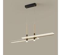Kitchen Faucet 6 Light Decoration Sputnik Mid Century Black Gold LED Linear Flush Mount V-intage Ceiling Pendant Lamp,Led Chandelier Lights