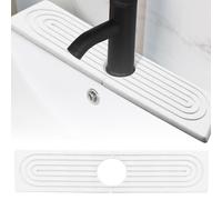 Kitchen Faucet Absorbent Mat - Diatomite Stone Sink Tray [23.6" x 3.9"] ,Quick-Drying Water Absorbing Stone Tray for Kitchen Sink and Bathroom