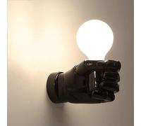 Kitchen Faucet Antique Resin Retro Creativity Restaurant Bar Lamp Corridor Black Fist Wall Light, and Beautiful
