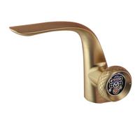 Kitchen Faucet, Basin Mixer Tap, Single Lever Hot and Cold Water Supply, Durable Brass Construction for Kitchen or Bathroom, Easy to Install, Modern Design