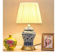 Kitchen Faucet Blue and White Porcelain Desk Kitchen Decorate Ceramics Lamp Dimming Table Light
