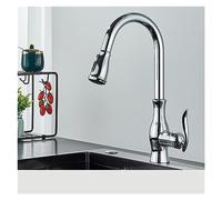 Kitchen Faucet - Brushed Nickel 360° Swivel Pull Out Mixer Tap for Effortless Water Control & Stylish Sink Upgrade - Easy to Install
