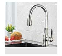 Kitchen Faucet - Brushed Nickel 360° Swivel Pull Out Mixer Tap for Effortless Water Control & Stylish Sink Upgrade - Easy to Install