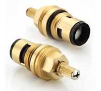 Kitchen Faucet Cartridge for Grohe 45883000 45882000 Cartridge Replacement Part, Cold Hot Flow Right Left Side Installation Suitable for Shower Bathroom Faucet Stem Replacement (45883000+45882000)