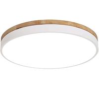 Kitchen Faucet Chandelier LED recessed Wooden Round Lamp Tricolor Dimmable Ultra Thin Chandelier,Pendant Lighting Ceiling