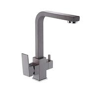 Kitchen Faucet Dual Function 3 Way Water Filter Black Marble Pure Filler Tap@Chrome Made in China