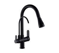 Kitchen Faucet for Hot & Cold Water, 3 Modes, Compatible with Reverse Osmosis System, Stylish Design for Home & Kitchen