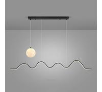 Kitchen Faucet Geometric Linear Chandelier Dining Table LED Dimmable Arc Hillside Long Row Lamp Luxury Restaurant Decoration Ceiling Hanging Light