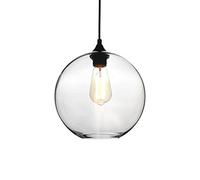 Kitchen Faucet Glass Pendant V-intage Industrial Ceiling Hanging Lamp Chandelier Compatible with Clothing Island Restaurant Beautiful Decoration E27 Flush Mount Light (Color : Red),Led Chandel