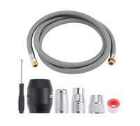 Kitchen Faucet Hose Replacement Kit for Grohe 48293000 | Flexible Pull-Out Tap Sprayer with Counterweight and 3 Adapters, Easy Retraction & Smooth Parts for Sink Shower