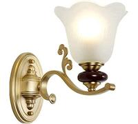 Kitchen Faucet Light European-style All-copper American Retro Living Room Background Fixture,E27 Lamp Holder Wall Sconces Bedside Decor Lamp(Single head),Pendant Lighting Ceil