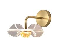 Kitchen Faucet Nordic Flower Shaped Mounted Lamp Creativity Bedside LED Lights Fixture Indoor Decor Wall Sconces for Corridor(18cm)