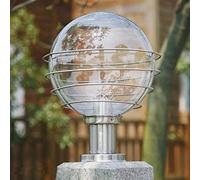 Kitchen Faucet Outdoor Transparent Lampshade Round Headlight Stainless Steel Garden Landscape Light Protection Level IP55 E27 Socket Led Lantern Table Lamp Column Hea,Pendant L