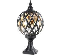 Kitchen Faucet Outdoor Wall European Globe Door Post Lamp Waterproof Exterior Black Round Yard Pillar Lighting Rainproof Garden Landscape Light, and Beautiful