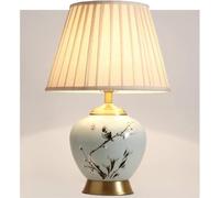 Kitchen Faucet Painted Flower Bird Patterns Classic Minimalist Chinese Porcelain Table Lamp Fold Barrel Shade Ceramic Ginger Jar Lamp,Led Chandelier Lights