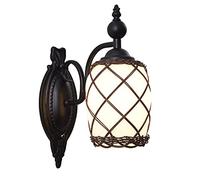 Kitchen Faucet Pendant Lighting Ceiling, European light Body Fabric Material American Wrought Iron Series Wall Shade To Create A Natural Atmosphere Handmade Rattan Lamp Soft An