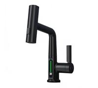 Kitchen Faucet Pull Down with Single Handle, 3 Sprayers, and Temperature Control - Versatile Sink Tap for Modern Kitchens