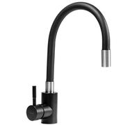 Kitchen Faucet Rea Clever Black Chrome, Brass