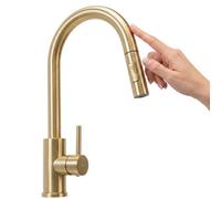 Kitchen Faucet Rea Fresh Touch Brush Gold 19X20X37Cm