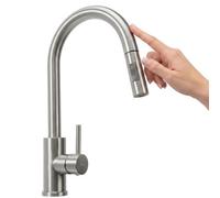 Kitchen Faucet Rea Fresh Touch Brush Nickel 19X15,5X37Cm