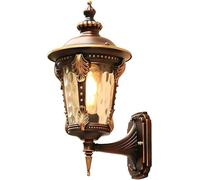 Kitchen Faucet Sconces, Outdoor European-Style Pineapple Shape Brushed Bronze Waterproof Wall Lamp High Light Transmission Water Grain Glass,Pendant Lighting Ceiling