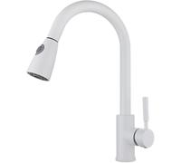 Kitchen Faucet - Single Handle Hot/Cold Tap with Pull-Out Spray Head, 360° Rotation, 2-Mode Water Outlet for Versatile Kitchen Use