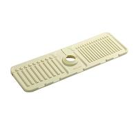 Kitchen Faucet Sink Sink Draining Pad for Hotel Counter Kitchen White Beige 44.5x14x1.6 cm