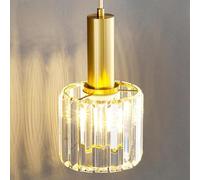 Kitchen Faucet Small MI-NI Crystal Pendant Island Bar Gold Glass Cage Long Tube Ceiling Hanging Lamp Black Mid Century Light Fixture,Led Chandelier Lights