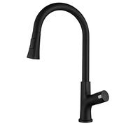 Kitchen Faucet,Smart Sensing Sink with Pull Down Sprayer,High Arc Single Handle 360° Rotation Brass, Deck Mounted