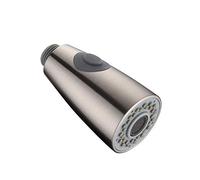 Kitchen Faucet Sprayer Head 2-Function Nozzle Spout G1/2 Connector Pull Down Pull Out Kitchen Tap Hose Sprayer Filter Sink Spray Head Replacement Part Brushed Nickel