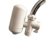 Kitchen Faucet Water Filter, 11.5 x 10 cm ABS Tap Purifier for Drinking and Cooking, Washable & -Install, Home Use(B)