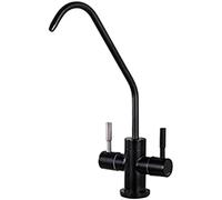 Kitchen Faucet Water Filter Black 360° Rotating Sink Tap Compatible with All Water Filtration & Reverse Osmosis Systems Durable & Stylish Design